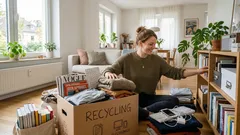 Ordningen börjar med den här listan: saker som man ska slänga utan att ångra sig