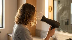 Detta misstag vid torkning gör håret torrt och sprött.