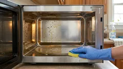 Klibbiga rester och en obehaglig lukt? Så här rengör du din mikrovågsugn på 5 minuter.