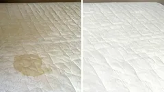 Hur man rengör en madrass och blir av med lukter utan överflödig fukt