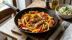 Saftig kalkon med paprika i stekpanna – klar på 15 minuter med vitlök och paprikapulver